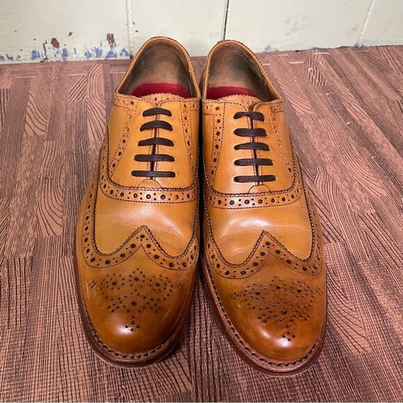 Grenson Dylan Wing Tip Oxford Brogue Leather Goodyear Welted Men’s UK 6.5 US 7.5 main image 9